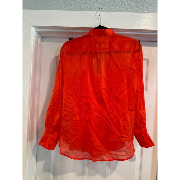 J.Crew Blouse w/ Matching Camisole 100% Viscose Size 4 - Picture 6 of 6